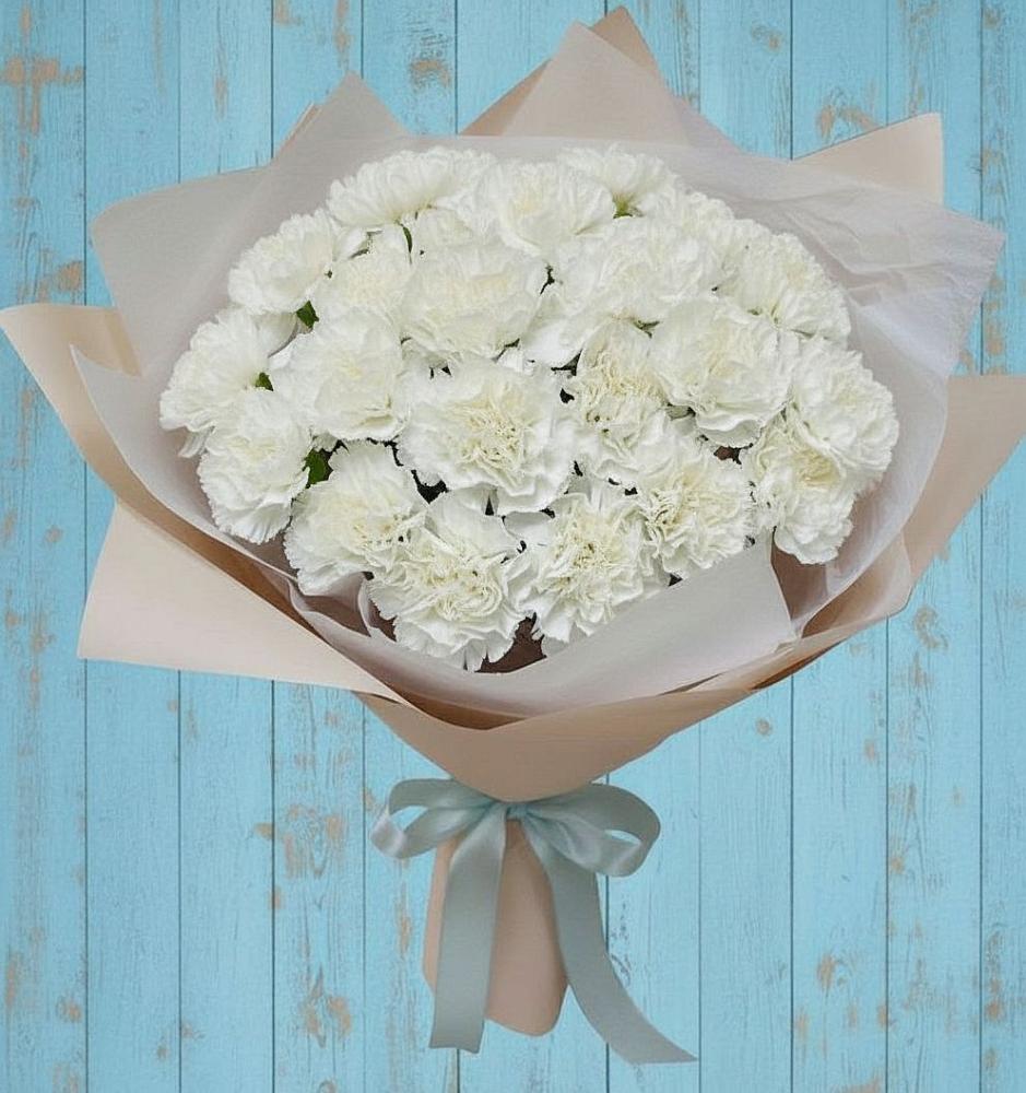 Букет цветов из: Гвоздики в Мирном Кировской области