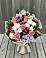 Букет цветов из: Альстромерии, Гвоздики, Розы и Хризантемы в Мирном Кировской области