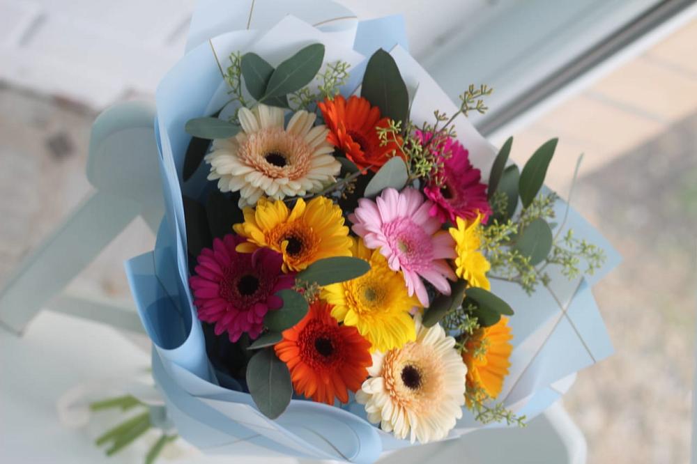 Букет цветов из: Герберы в Мирном Кировской области