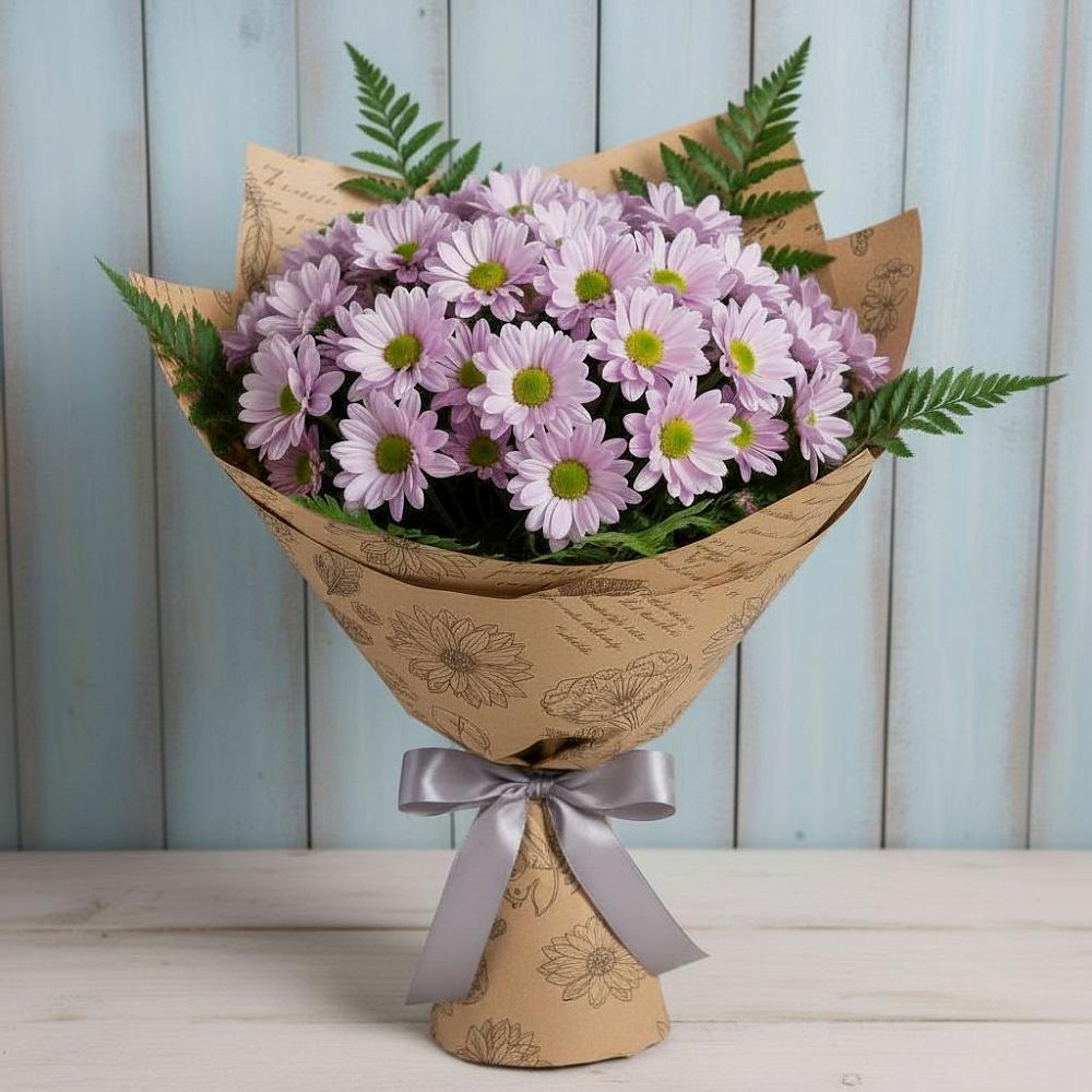 Букет цветов из: Хризантемы в Мирном Кировской области