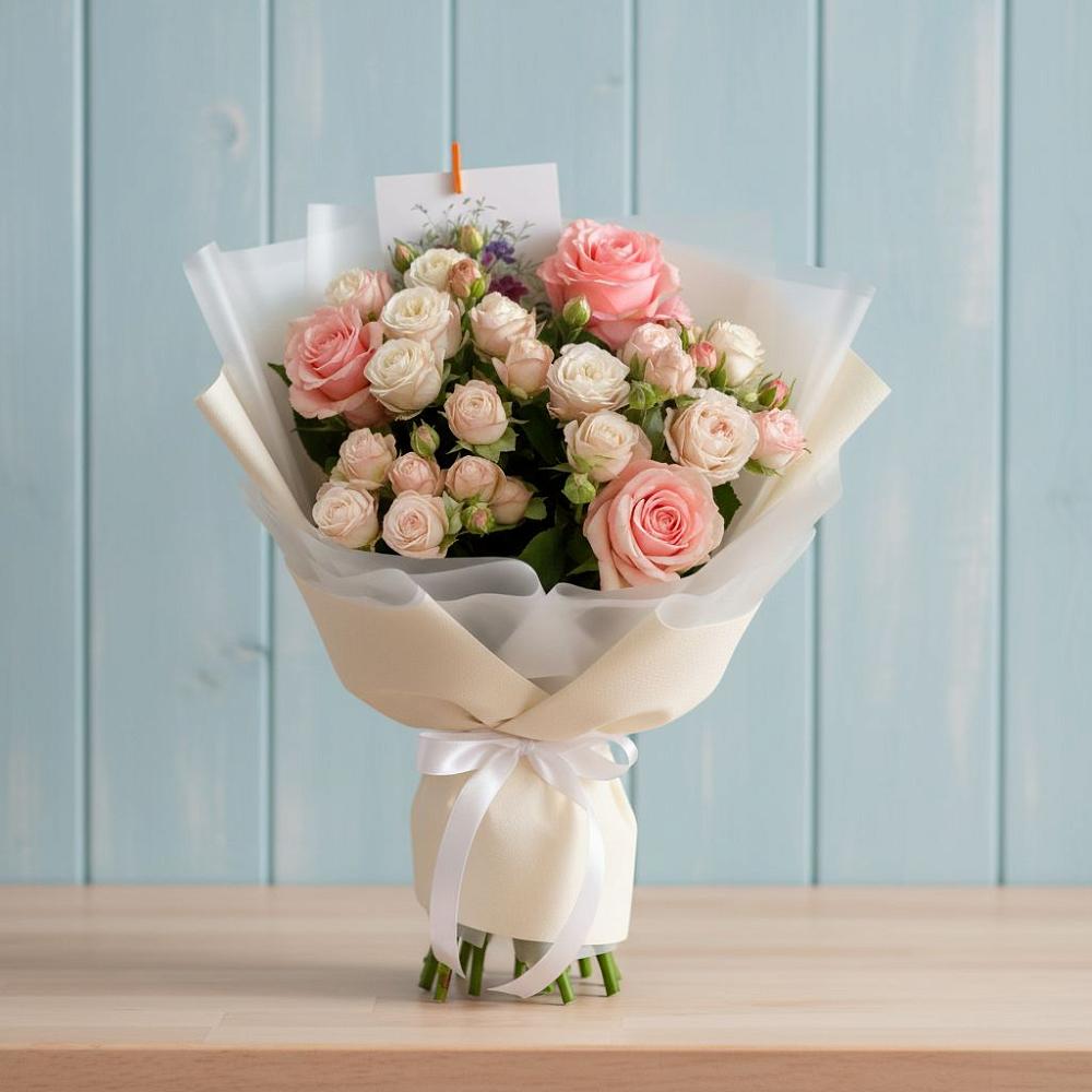 Букет цветов из: Розы в Мирном Кировской области