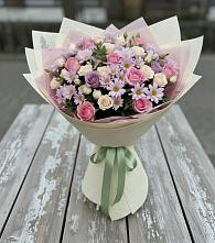 Букет цветов из:  Розы и Хризантемы в Мирном Кировской области