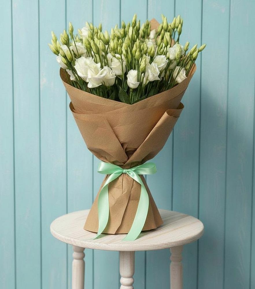 Букет цветов из: Лизиантусы в Мирном Кировской области