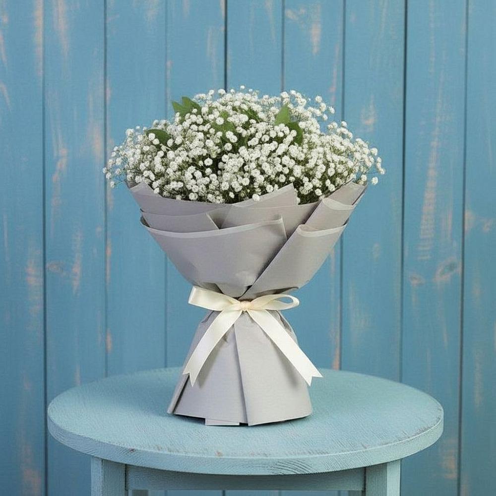 Букет цветов из: Гипсофила в Мирном Кировской области