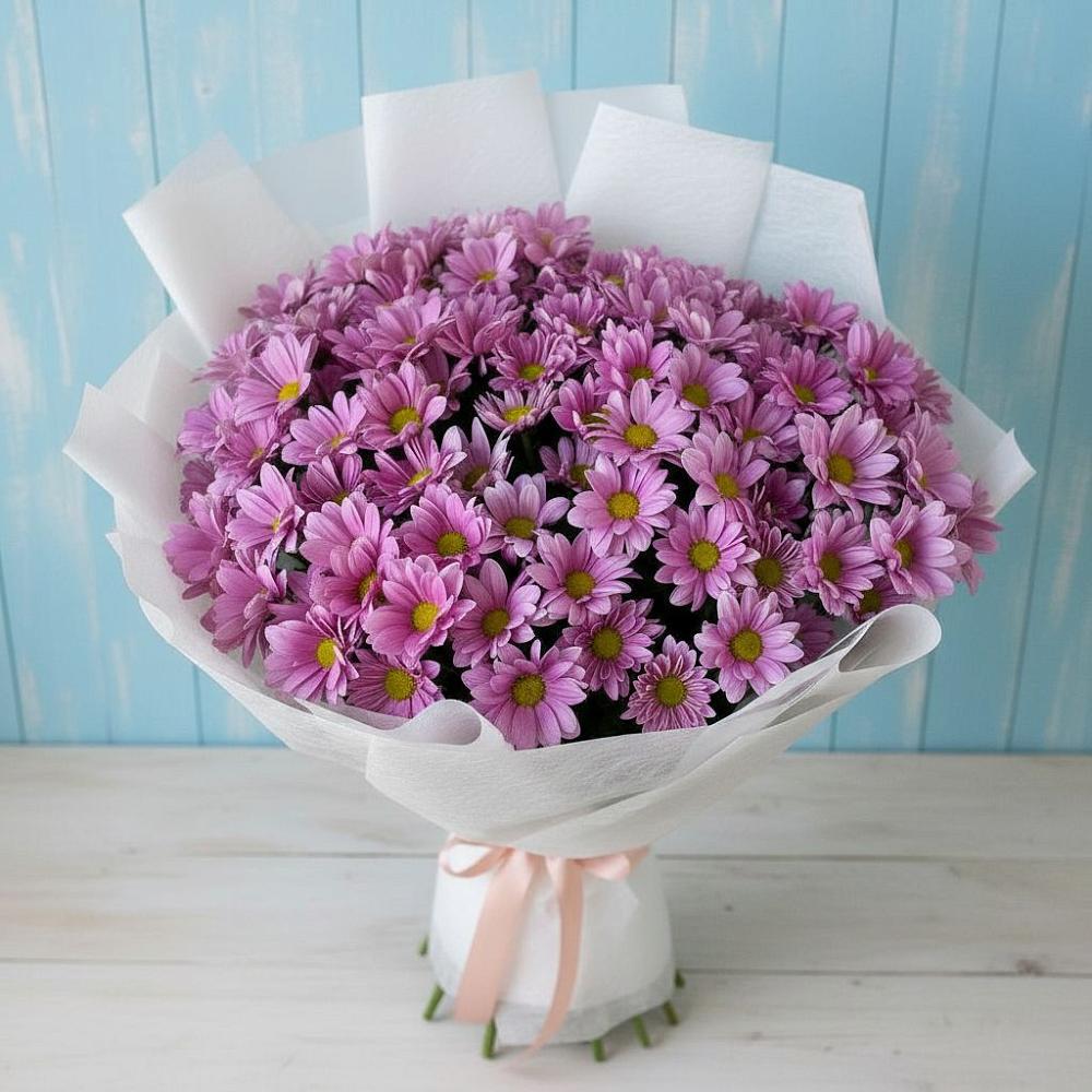 Букет цветов из: Хризантемы в Мирном Кировской области