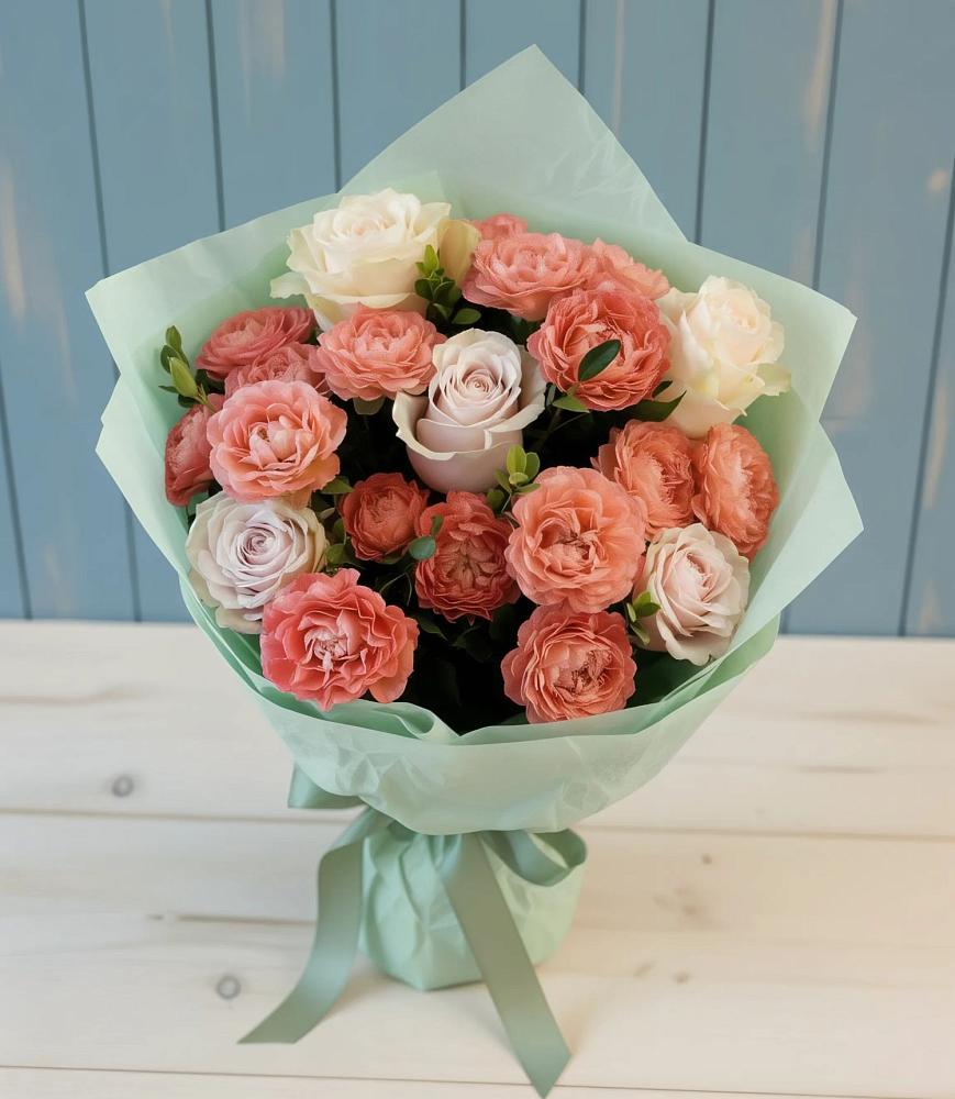 Букет цветов из: Розы в Мирном Кировской области