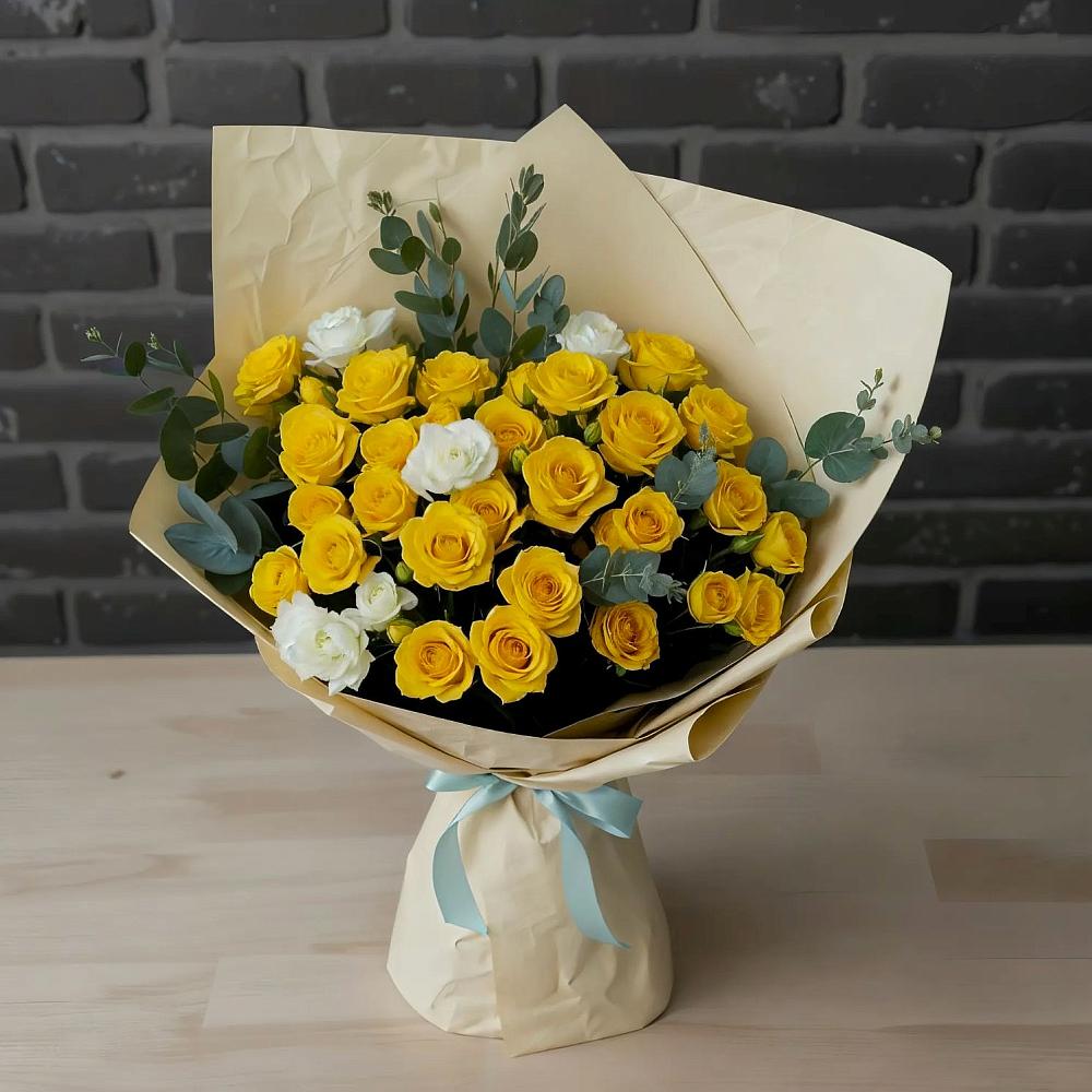 Букет цветов из: Розы в Мирном Кировской области