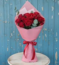 Букет цветов из:  Розы в Мирном Кировской области