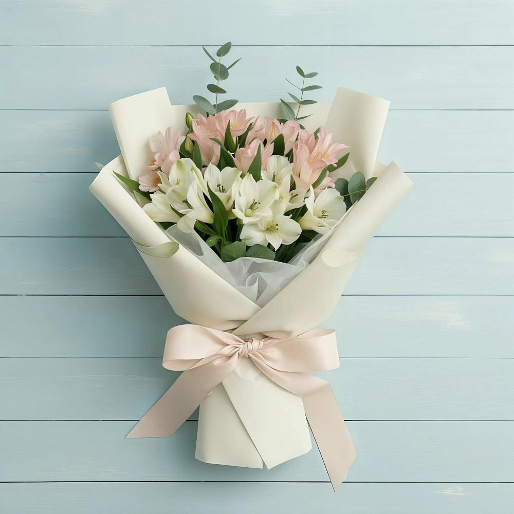 Букет цветов из: Альстромерии в Мирном Кировской области