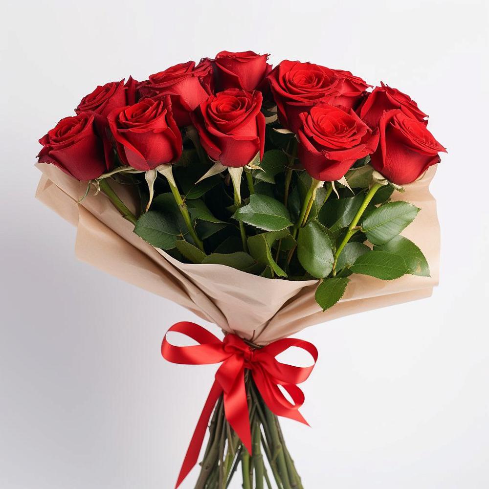 Букет 11 Красных роз Эдлесс Лав в Мирном Кировской области