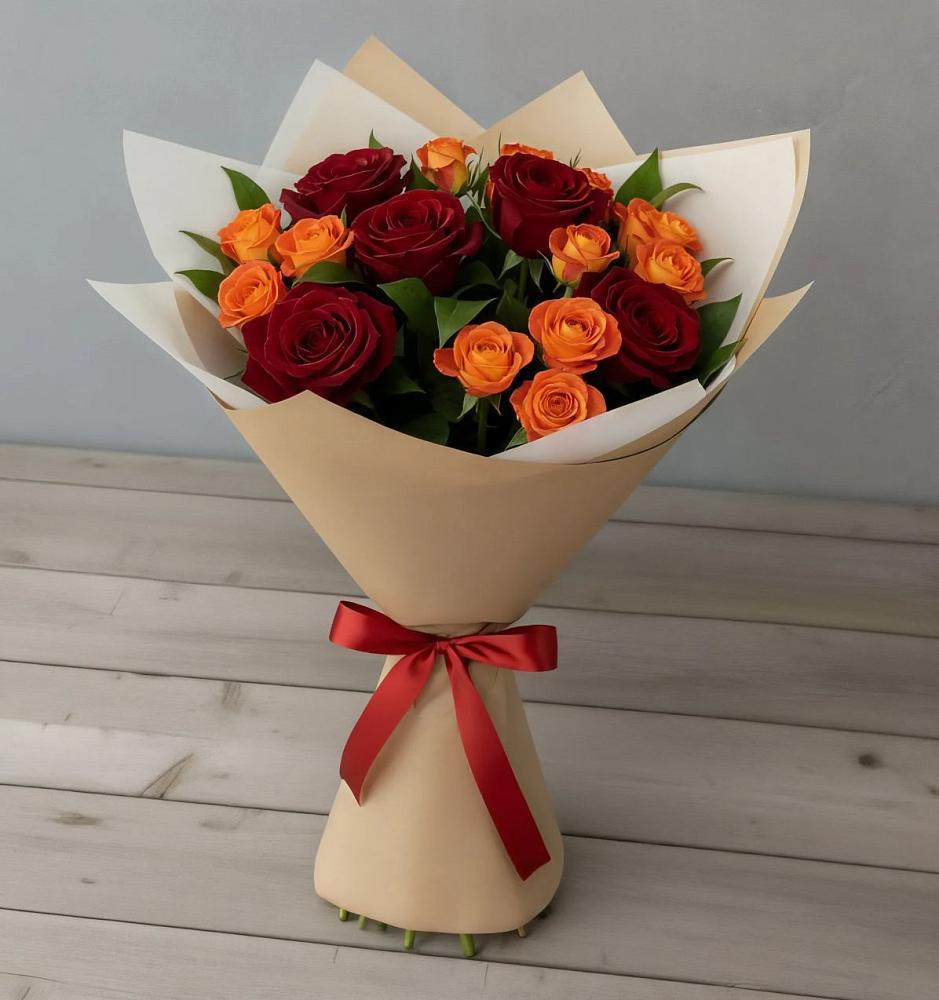 Букет Любовь и восторг в Мирном Кировской области